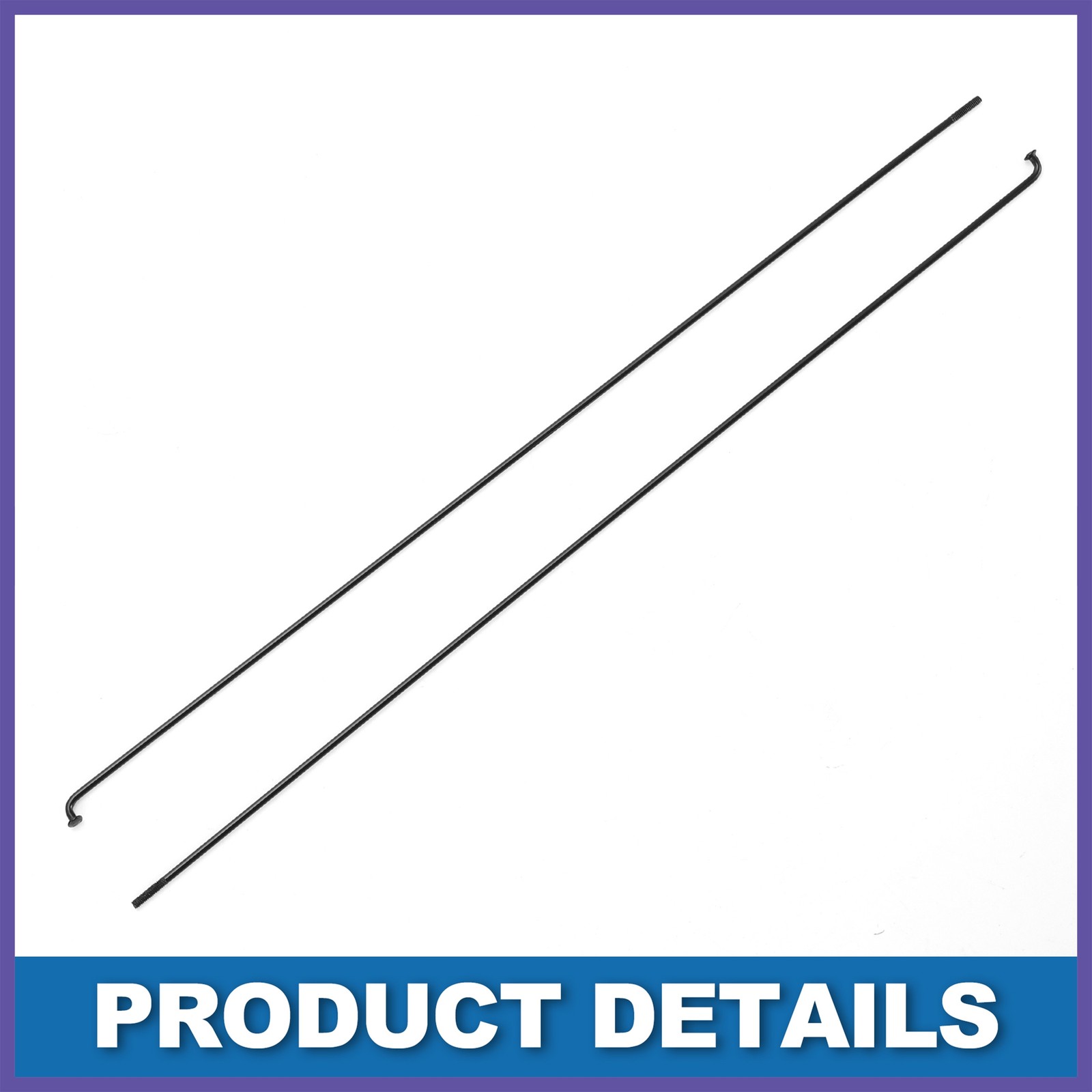 Bike Bicycle Spokes 14G 285MM Mountain Bike Spoke steel Black 36Pcs