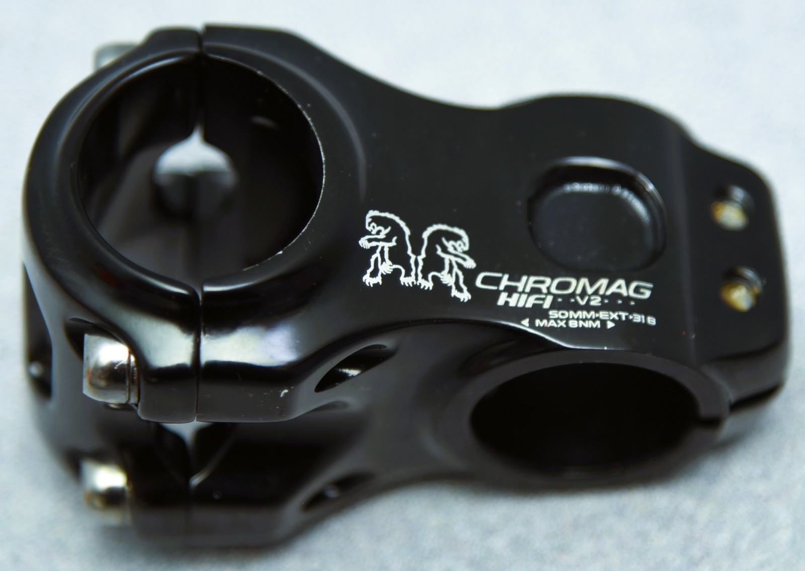 NEW CHROMAG HiFi V2 Mountain Stem, 50mm x 0deg, 31.8mm Clamp, 1 1/8″ Steerer