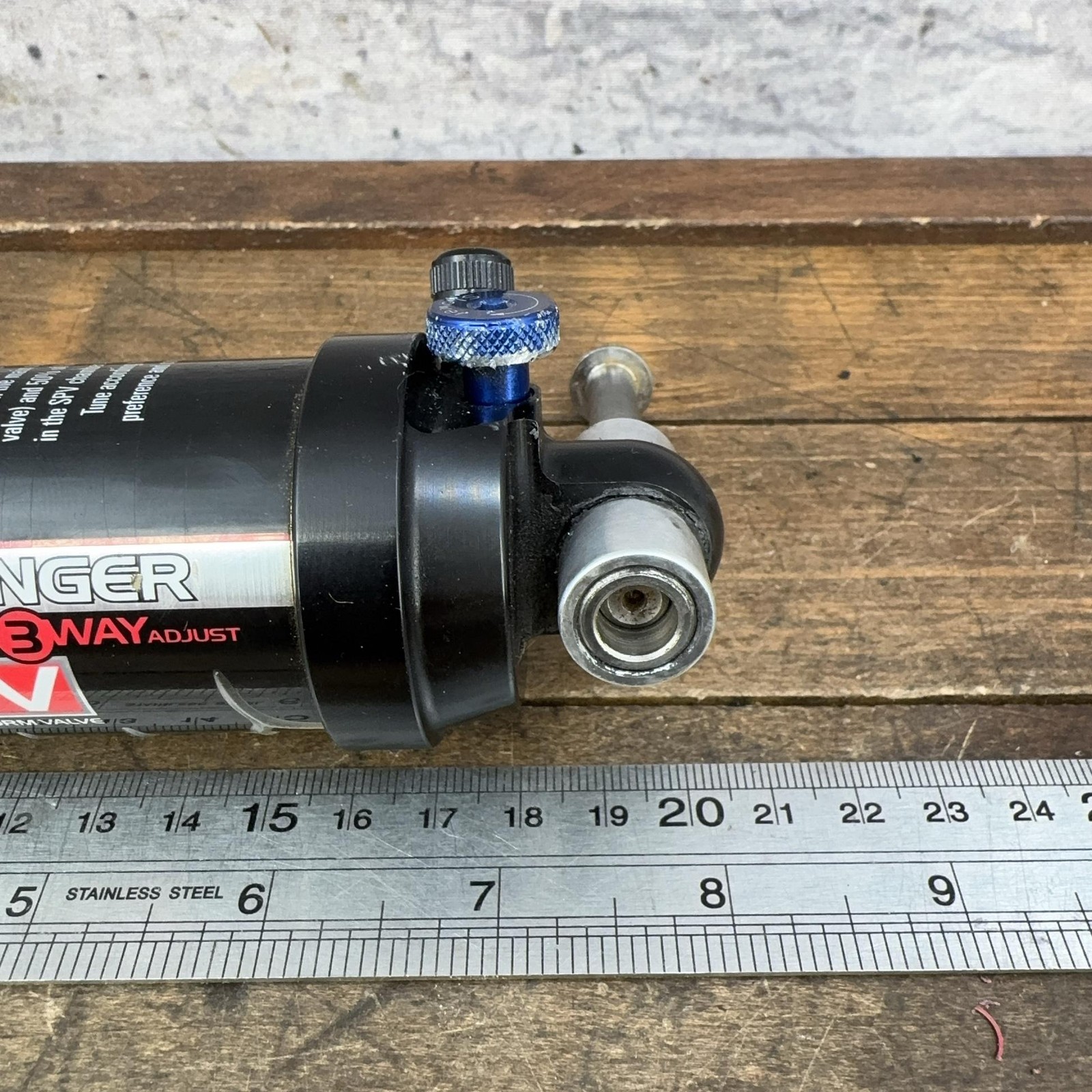 Vintage Manitou Swinger 3 Way SPV Rear Air Shock 7.875 MTB Mountain Bike Black