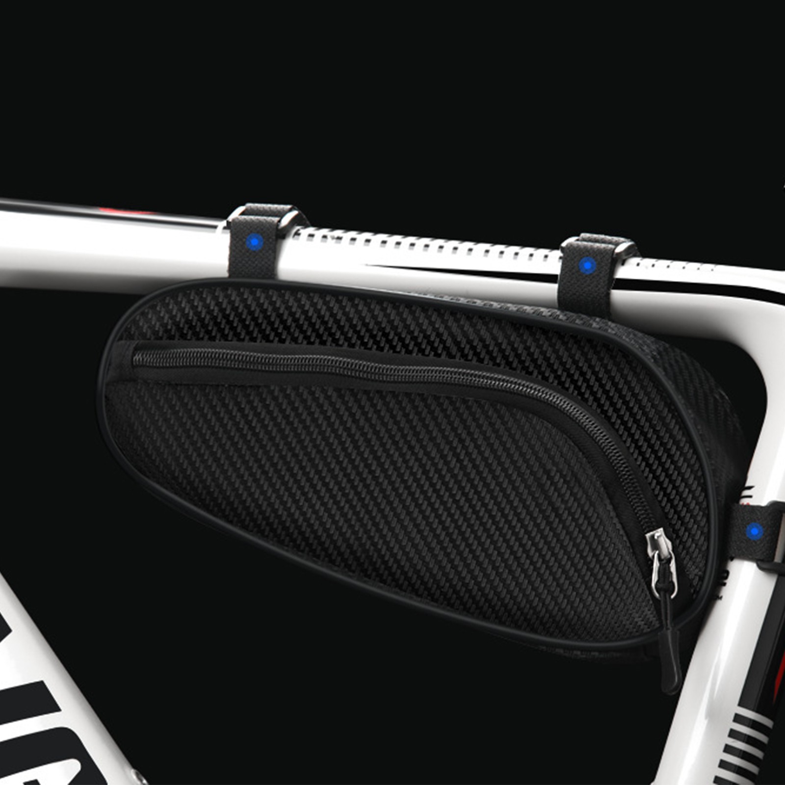 Road and MTB Frame Bag with Secure Attachment System 27 x 12 x 5 cm Polyester