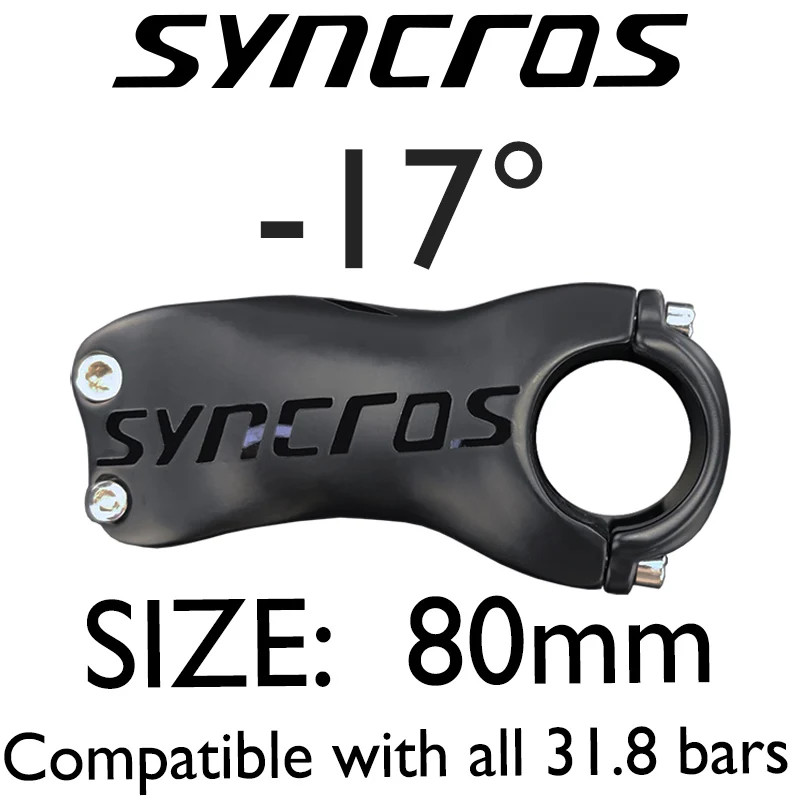Carbon MTB Road Bicycle Stem Angle – 6/17 Degree 60-/120mm Ultra Light Stem