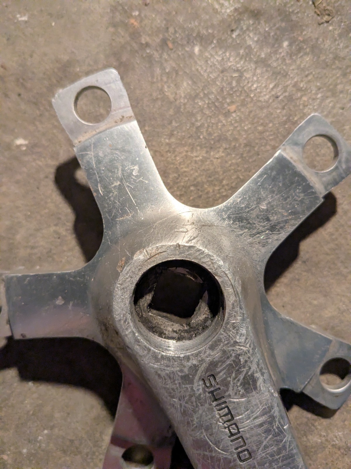 Shimano Deore-XT FC- M730 right side crank arm 175 mm silver