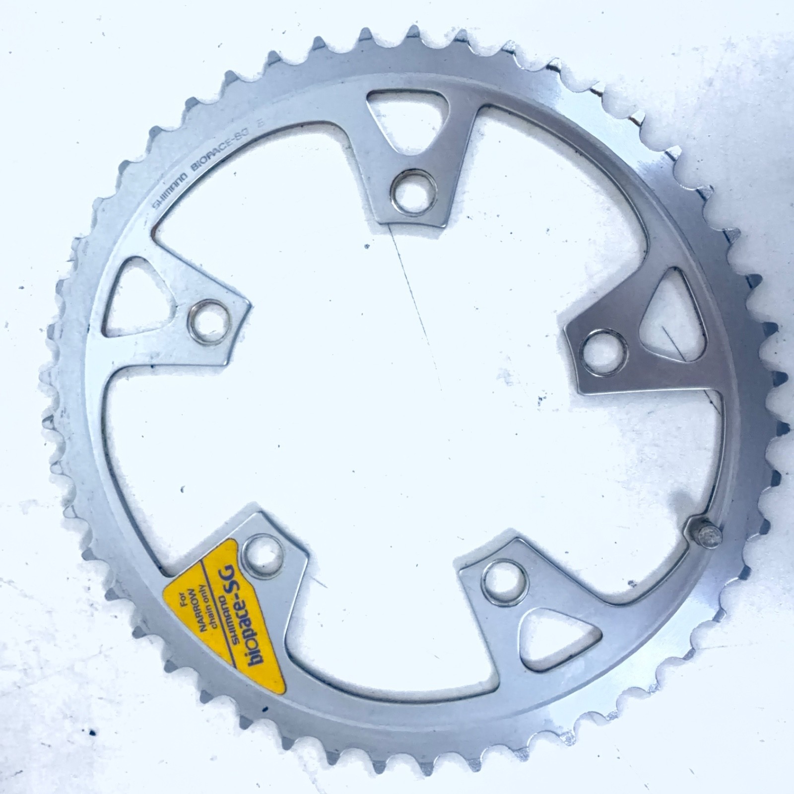 Shimano Biopace Steel Triple Chainring Set 48/38/28 Suberglide-B 110/74 BCD