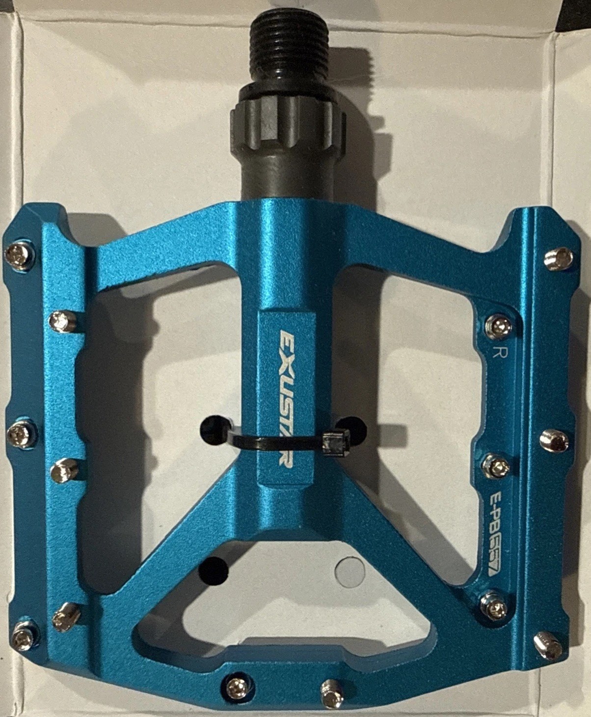 Exustar Pedals EPB557BL Turquoise Blue Aluminum 14oz/pr NIB NICE!
