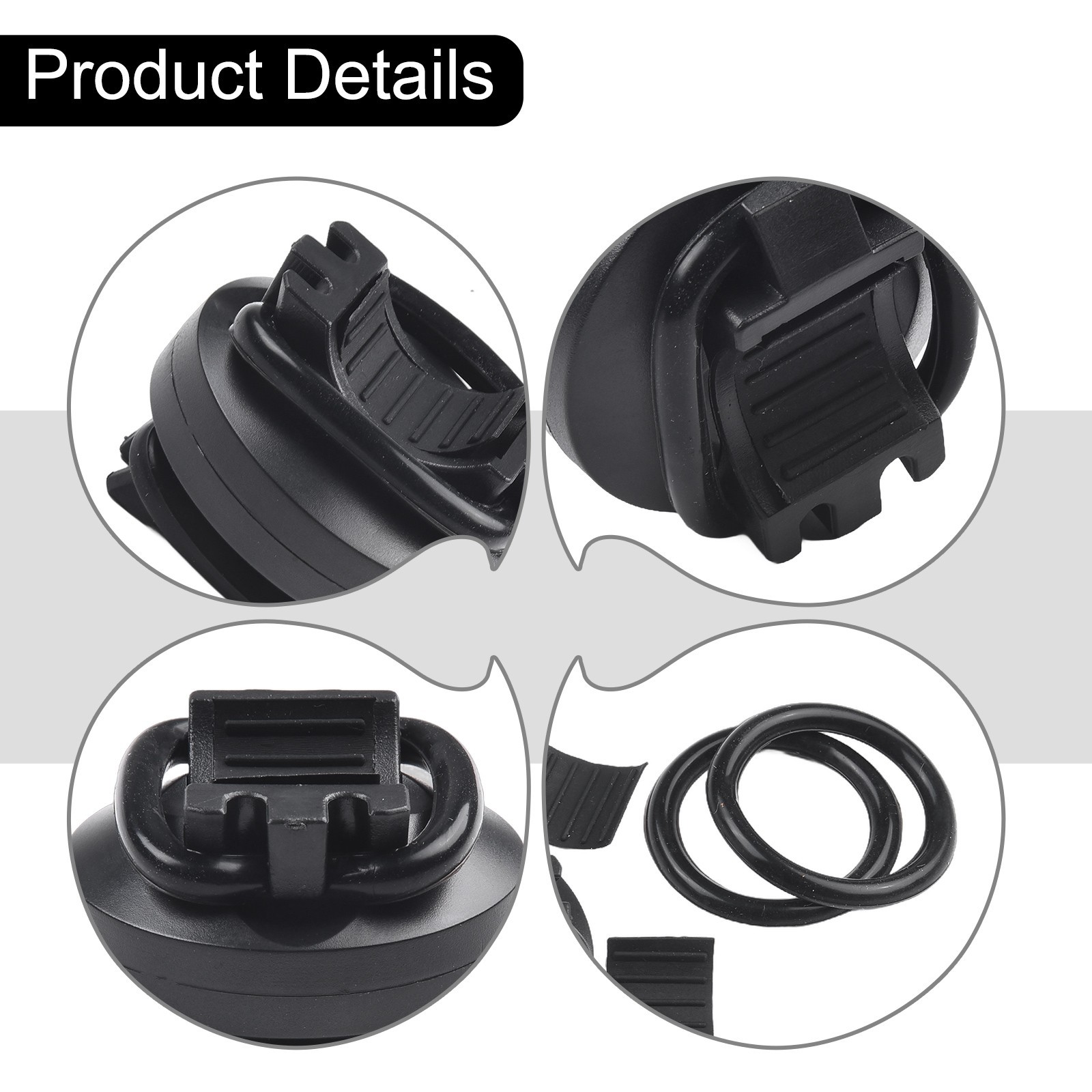 Bike Light Mount with Silicone Straps Easy and Secure Attachment Solution