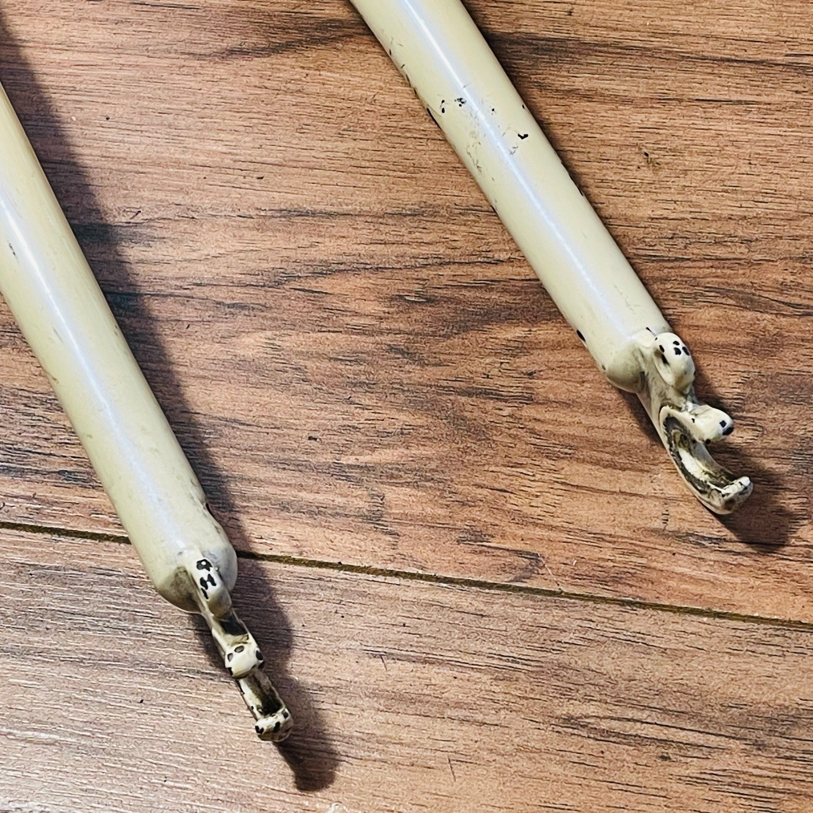 Vintage KHS 1-inch Threaded Rigid MTB Fork 26 132mm White