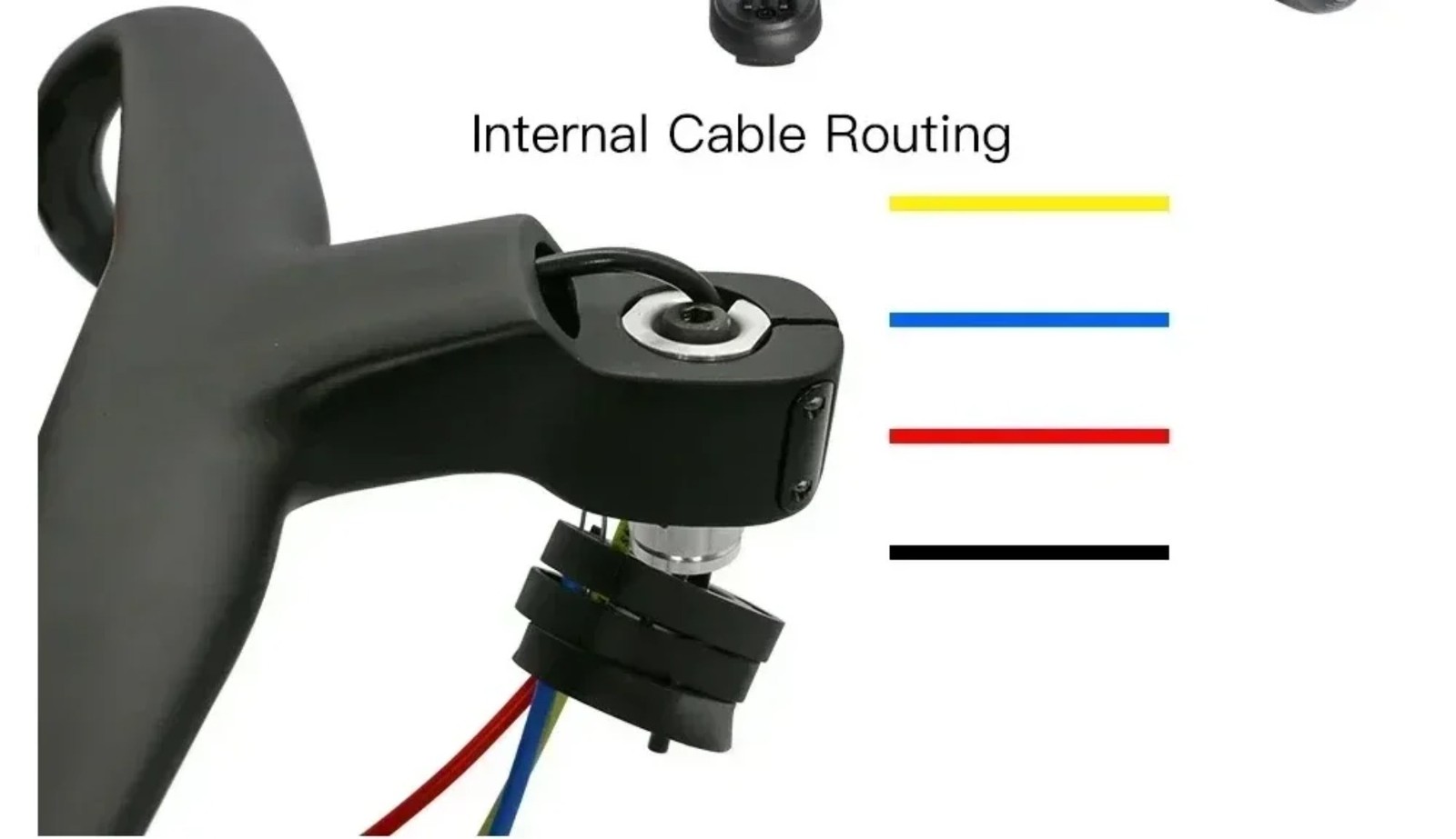 Carbon Fiber Road Bike Integrated Handlebar 400mm 420mm 440mm Computer Mount