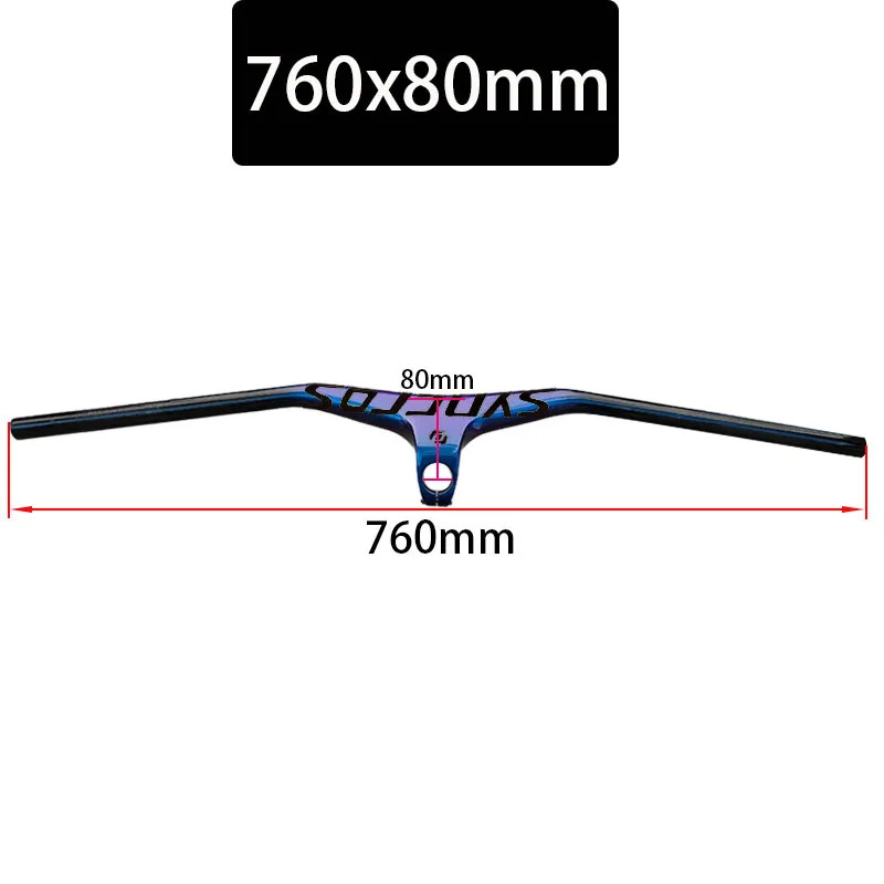 Carbon Integrated Cockpit Handlebar for Mountain Bike 28.6mm Diameter 680-800mm