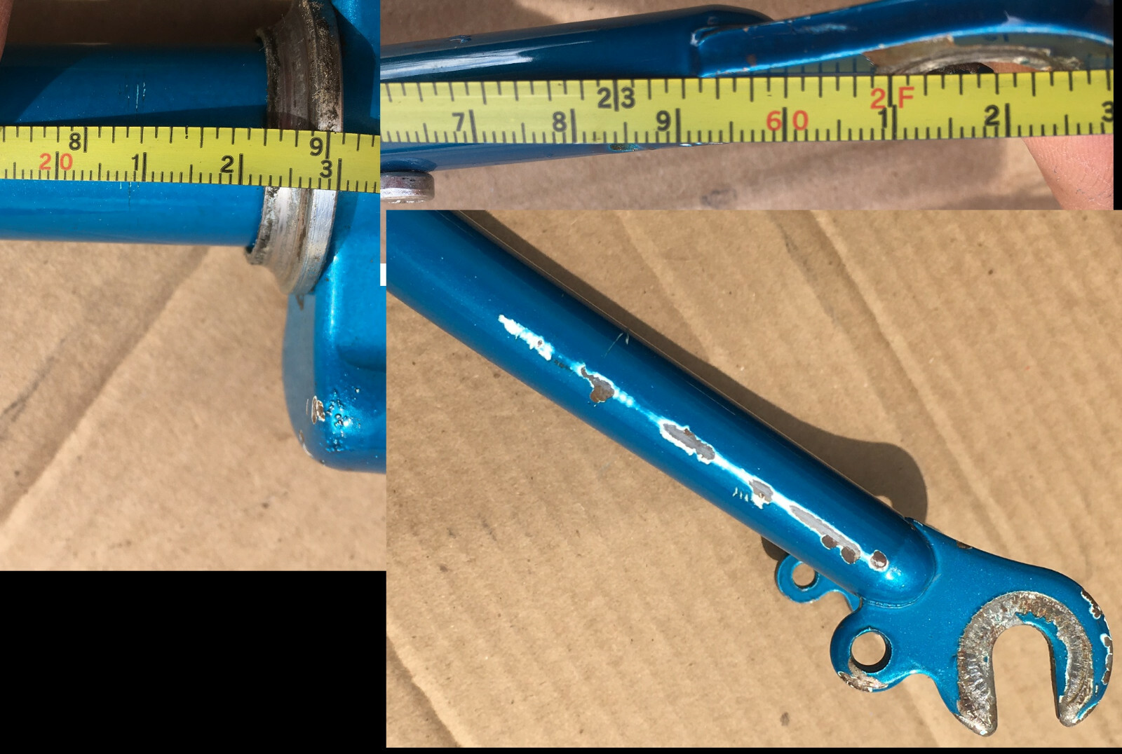 FORK Road Bike from 62cm frame Schwinn World 27″ Wheel original oem Blue