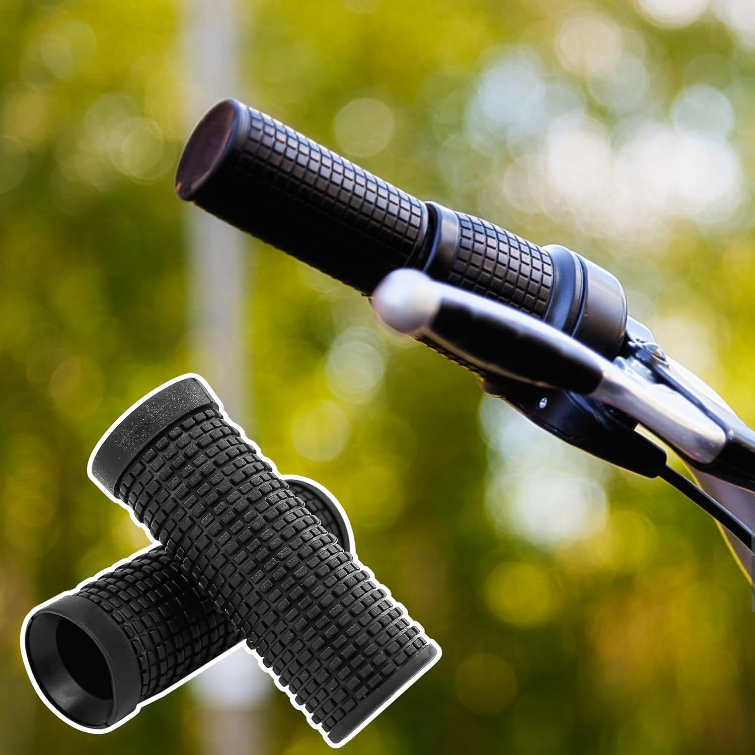 1 Pair MTB Bike Short Handlebar Grips 20X74Mm/0.78X2.91Inch, Bar Twist Cover Mou