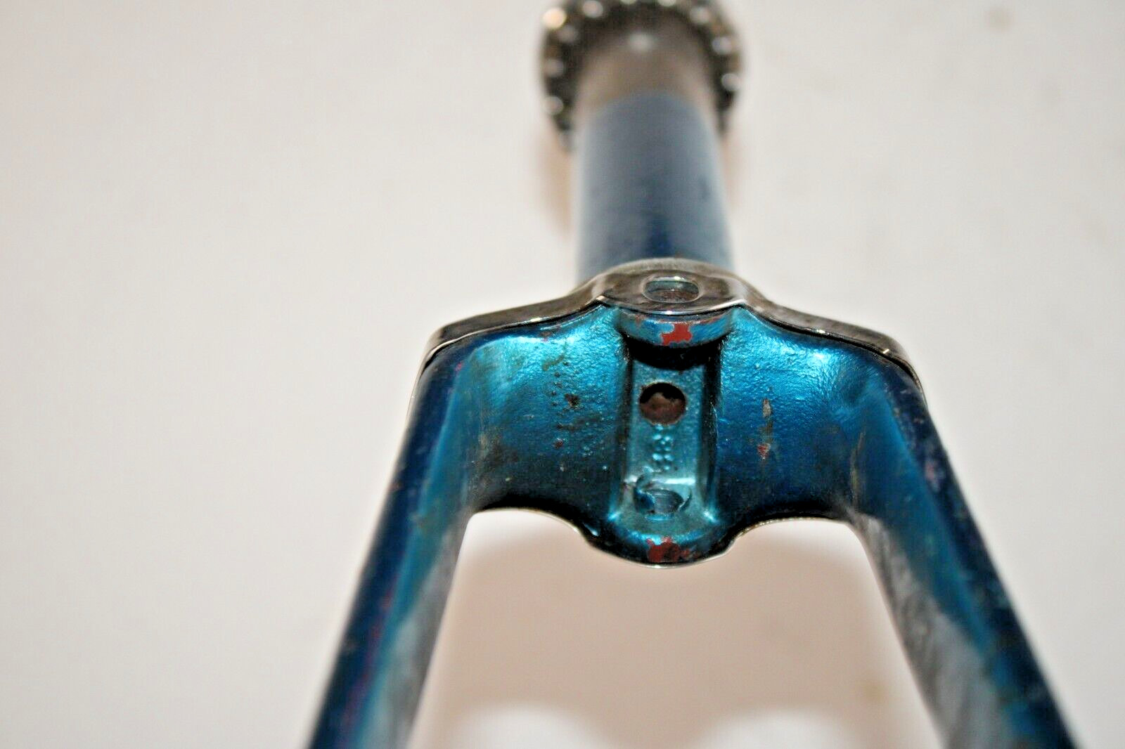 Vintage Schwinn Touring Road Bike Fork 27″ 1″ Threaded 165mm Blue Steel USA Ship