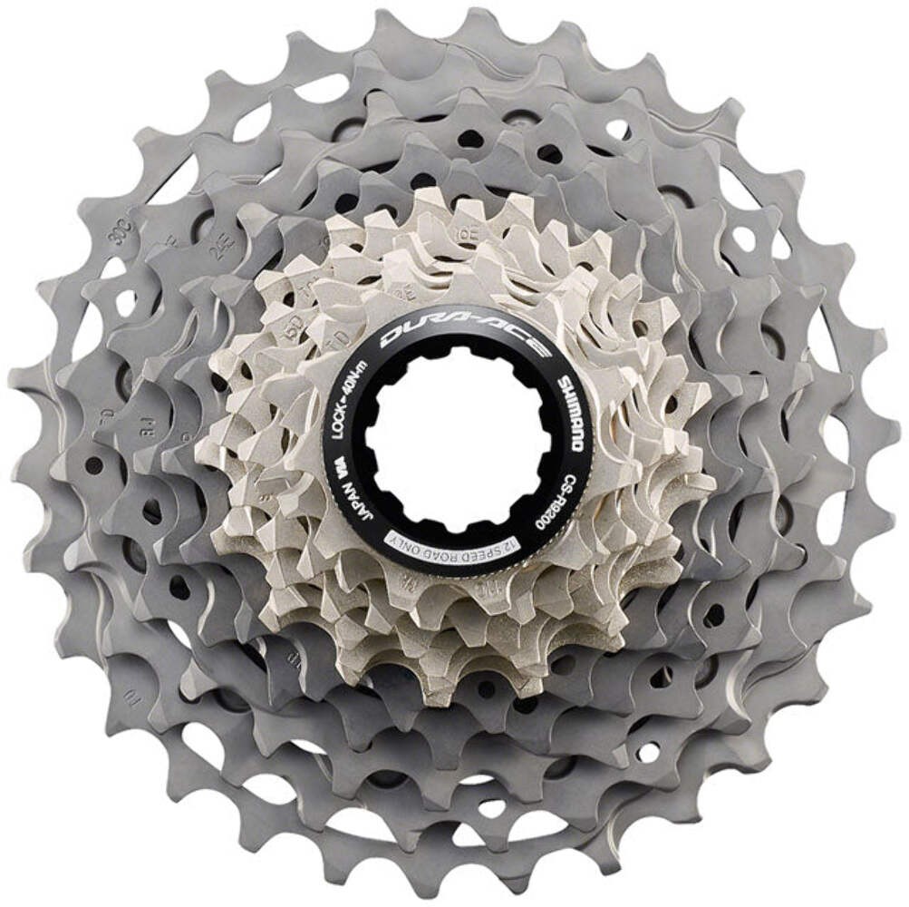 Shimano Dura-Ace CS-R9200 Cassette – 12-Speed, 11-34t, Gray