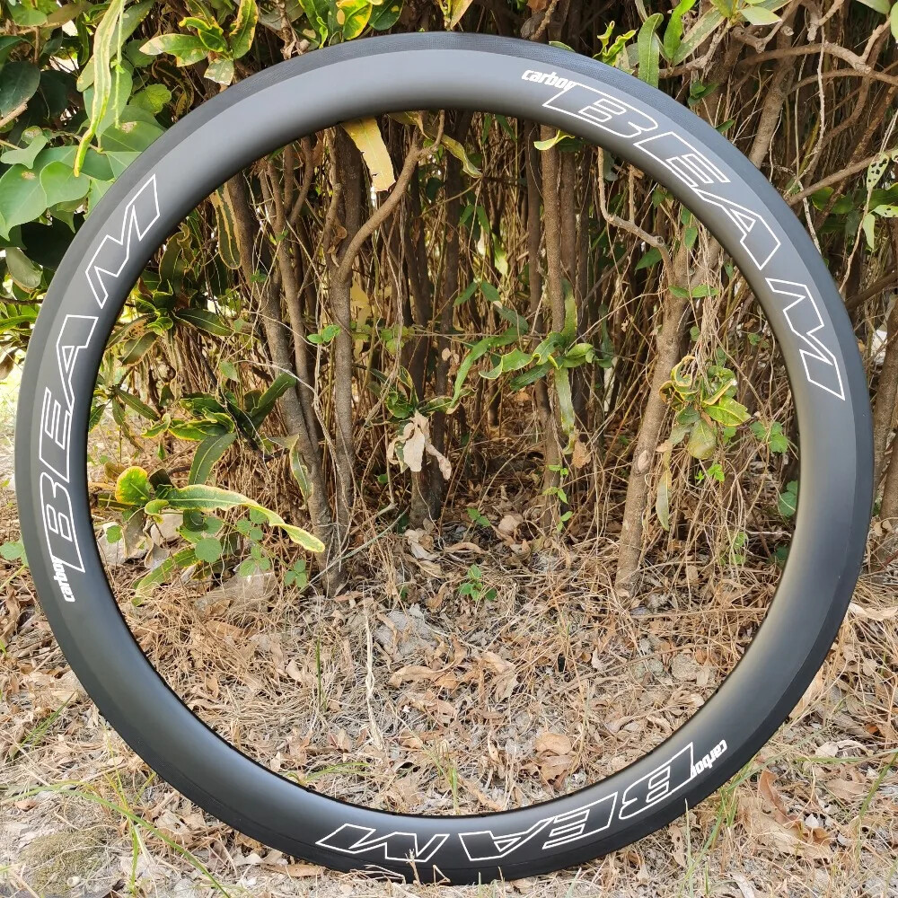 700C Tubeless Disc Brake Carbon Cyclocross Road Bicycle Rims Matte/Glossy Finish