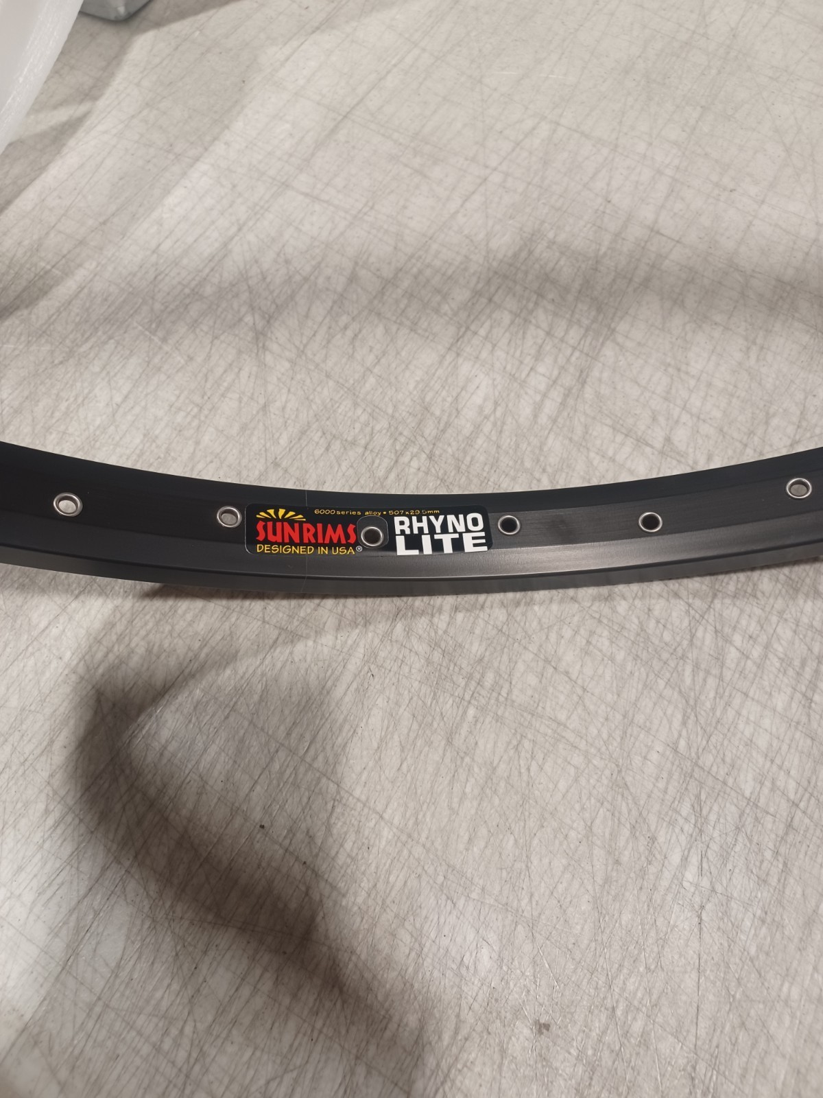 SUN RHYNOLITE Double Wall PINNED Rim BMX 24X1.75″ 36H BLACK