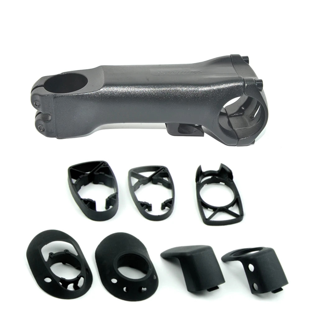 Carbon Fiber Road Bike Handlebar 31.8mm 380-440mm + Alloy Stem 80-120mm