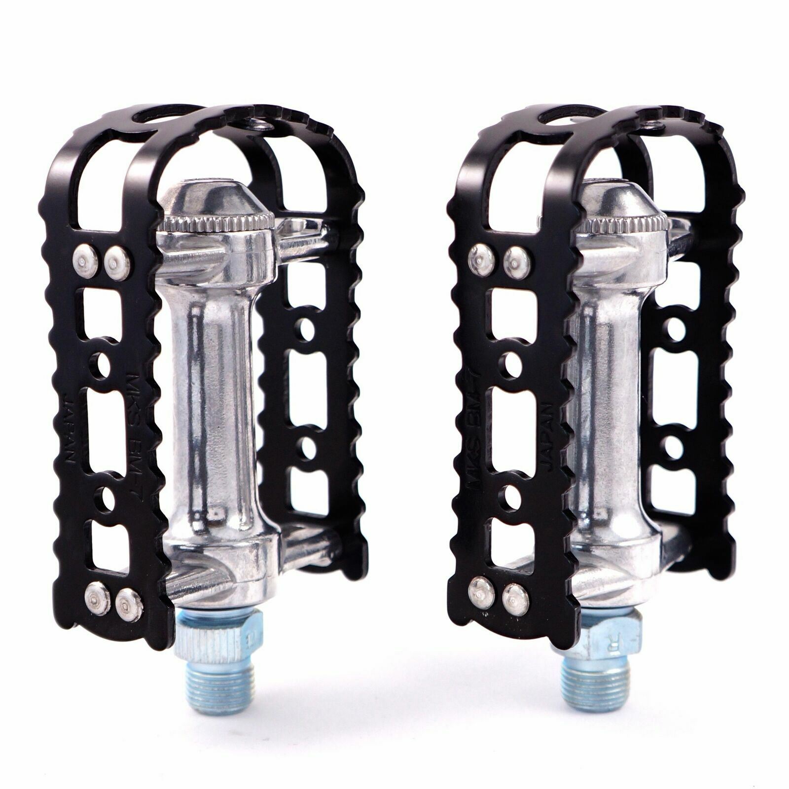 MKS BM-7 Alloy Anodized MTB BMX Old School City Flat Bike Pedal s