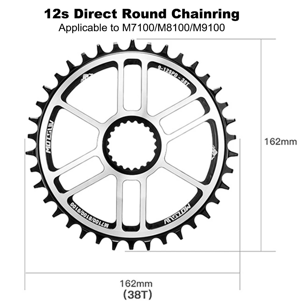 12 Speed Direct Mount Chainring 30T-40T for Shimano M9100 M8100 M7100