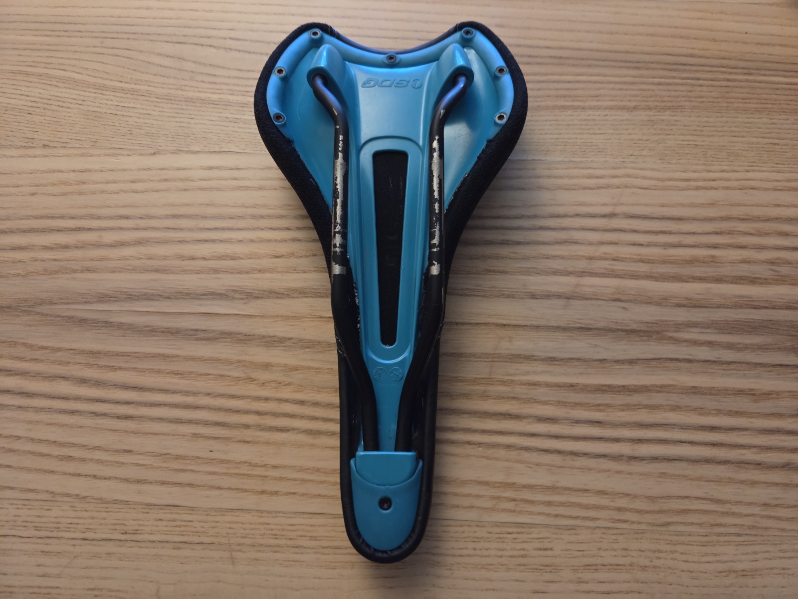 SDG Components Radar Ti Alloy Saddle MTB Titanium Rails Teal