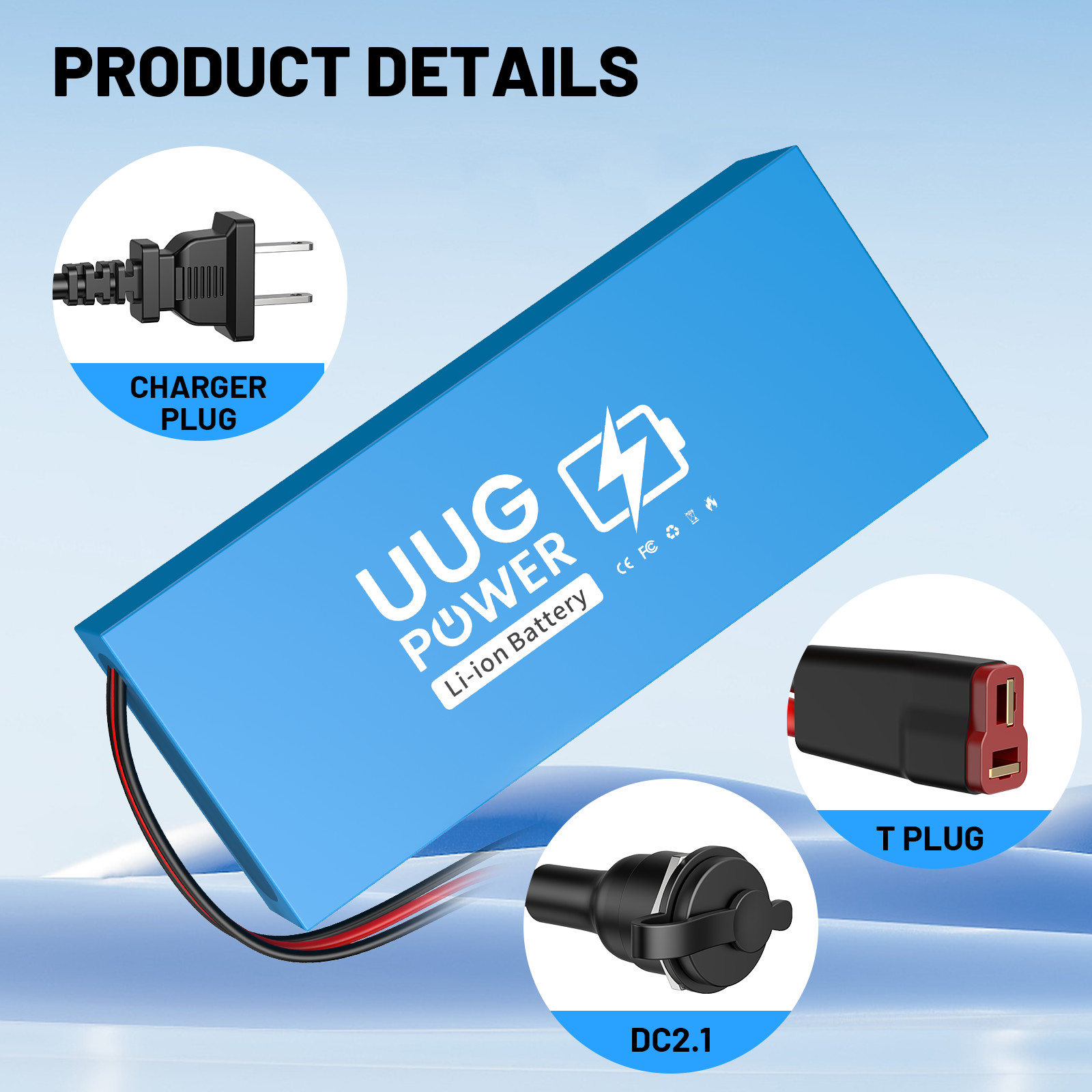 48V 20Ah Lithium Ebike Battery Pack for 200W-1500W Bike Motor 30A BMS