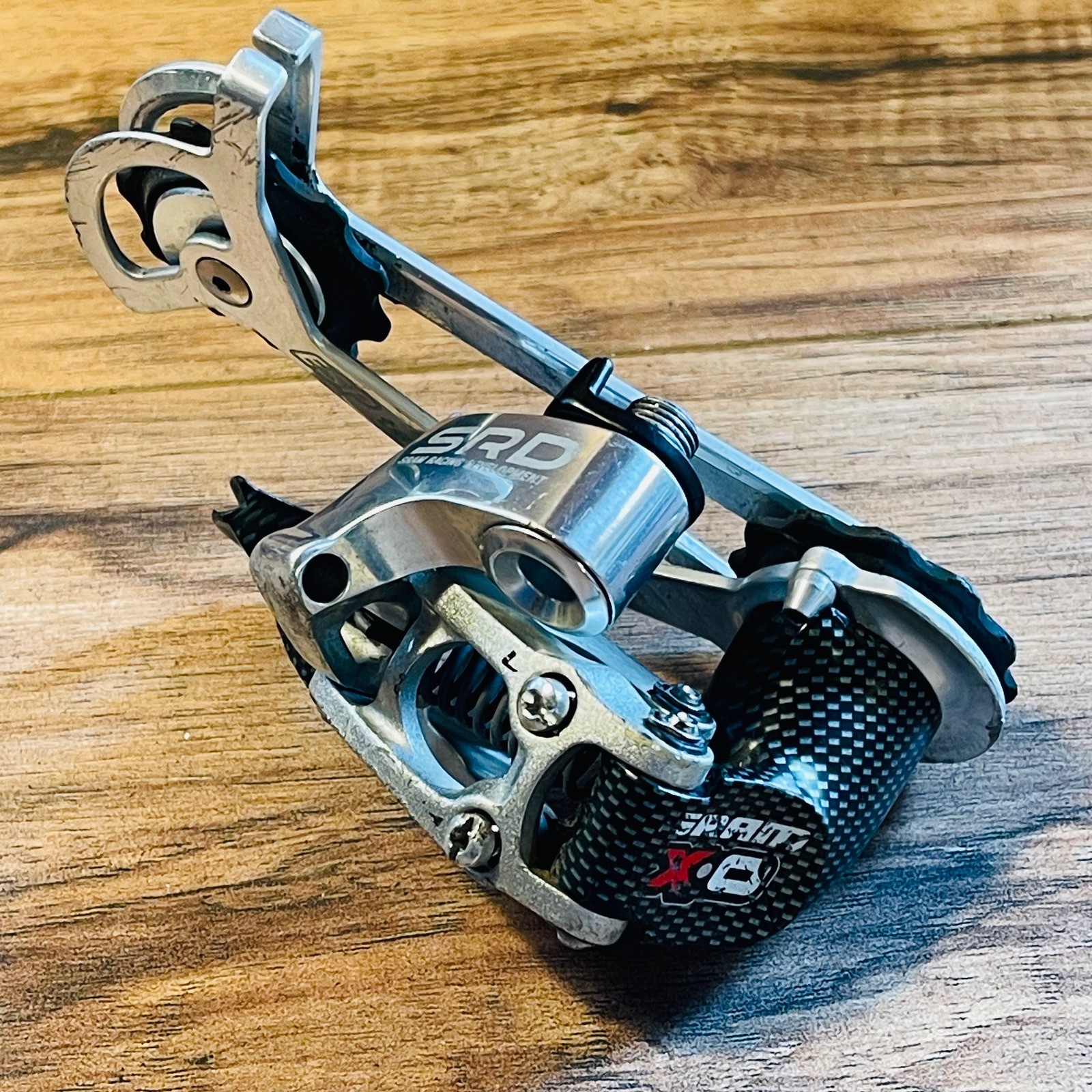 SRAM X0 ESP SRAM Racing Development 9 Spd Rear Derailleur Long Cage WORN
