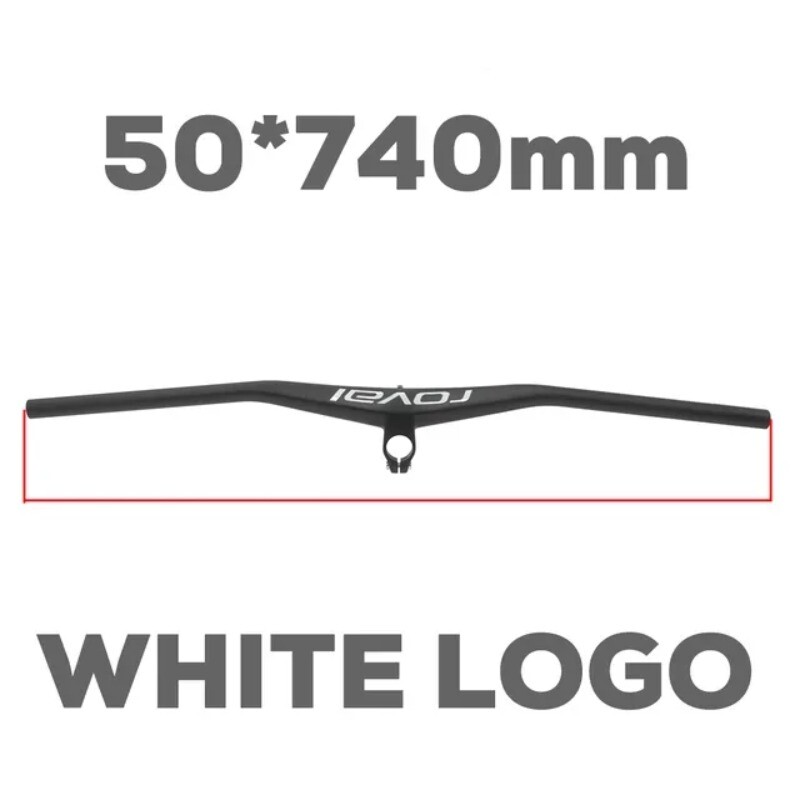 UD Matte Carbon Integrated MTB Bicycle Handlebars Cockpit 0 Degree with Stems