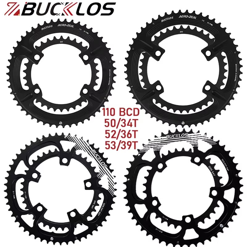 Road Bike Chainring 110 BCD Chainring 4Hole 5Hole 34/36/39/50/52/53T Chainwheel