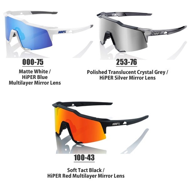 100% Speedcraft Sports Sunglasses for Cycling/Road Bike