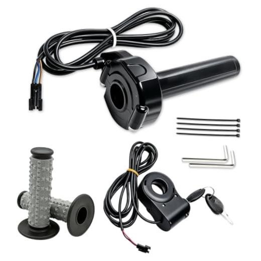 Full Twist Throttle with Key Ignition, Compatible with Ridstar Q20 Electric
