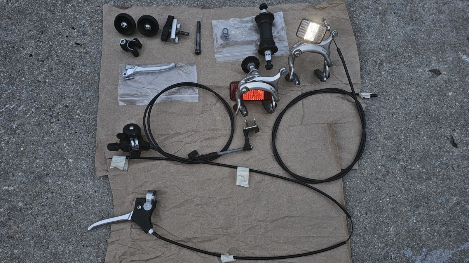 Brompton Folding Bicycle Parts Lot As Is FREE S&H