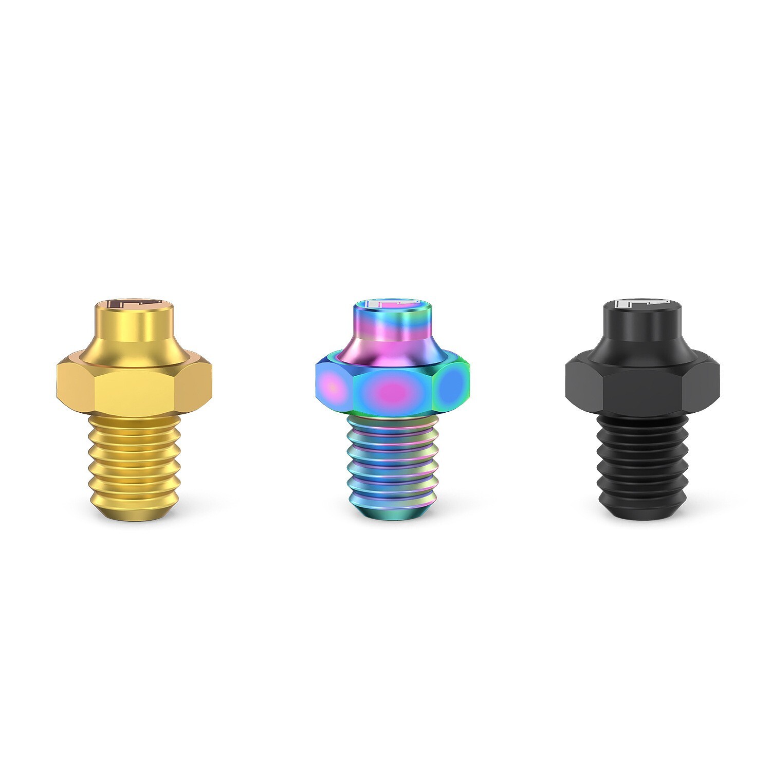 8PCS MTB Road Bike Pedal Bolts M4*5MM Titanium Alloy Anti-skid Pedal Pin