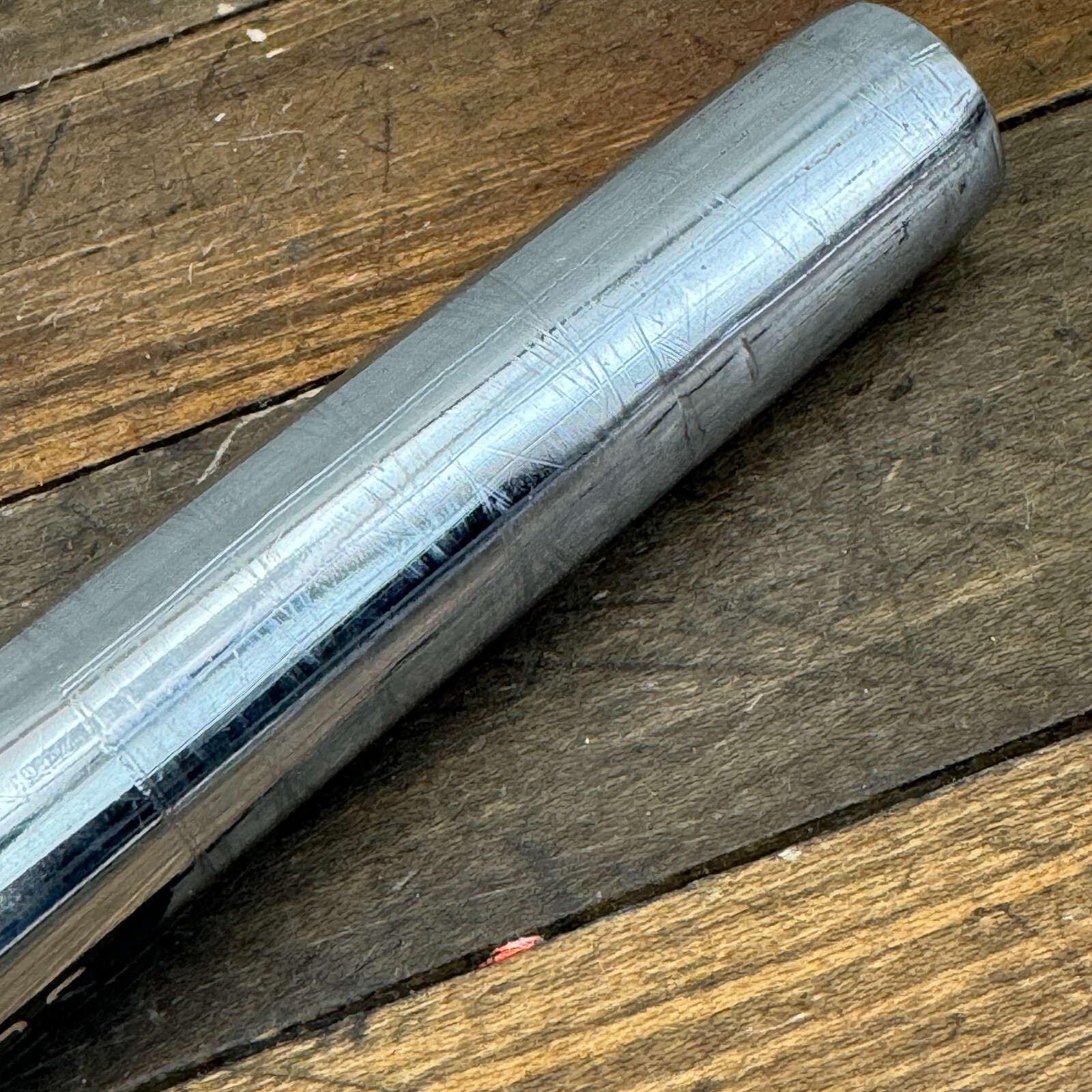 Old School BMX Black Ops Seatpost BENT 4130 Chromoly Steel 22.2 mm CRIMP