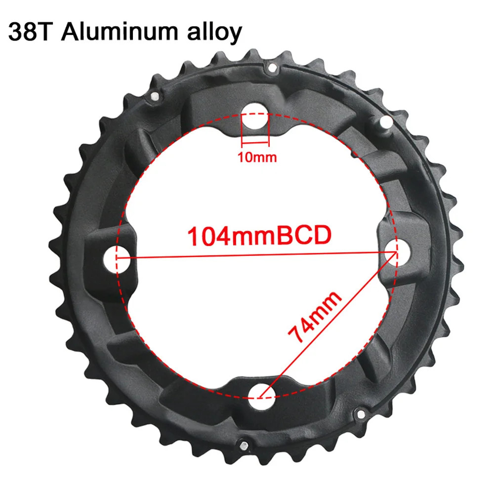 MTB Bicycle Chainring 64BCD 104BCD Double Chainwheel 22T-38T Parts
