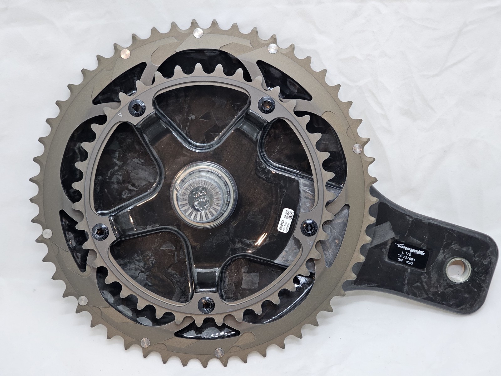 Campagnolo Bora Ultra 11s Crankset 170mm 53/39 NEW Carbon Ultra Torque Titanium