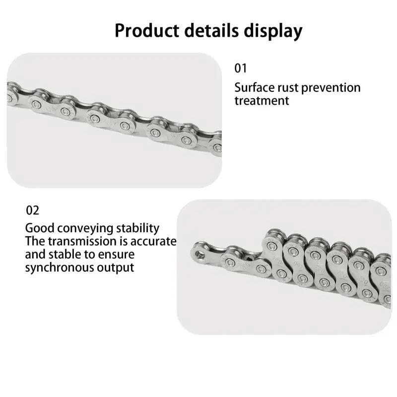 2 Set-6/7/8 Speed Bike Chain,Suitable for Road Bicycles,Mountain 2Set-6/7/8S