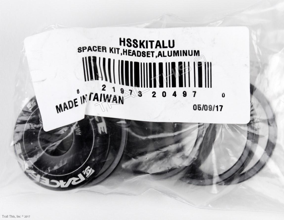 RaceFace 1-1/8″ Headset Spacers 2, 5, 10, 15mm Kit with Top Cap Alloy MTB Bike