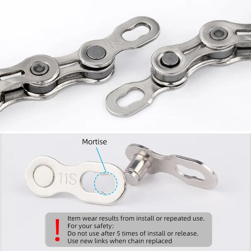 6 Pair Bike Quick Link Chain Connector 1-12 Speed Reusable MTB Road Master Link