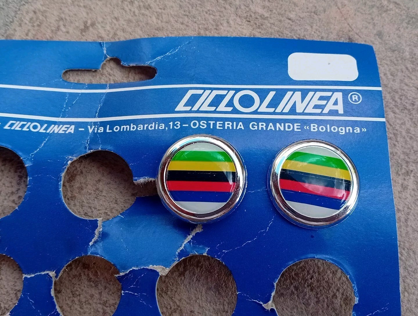 Ciclolinea World Champion Handlebar Plugs Nos New Old Stock L’Eroica