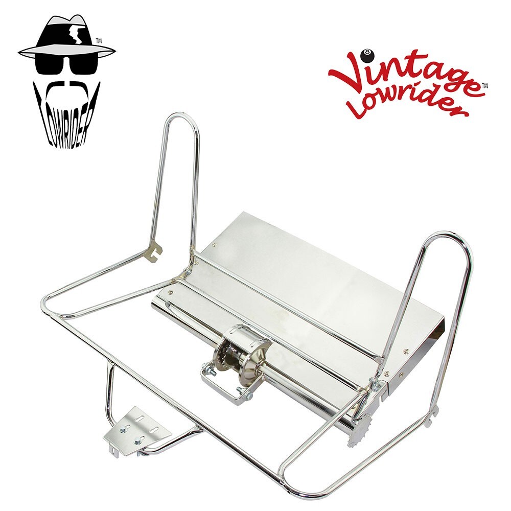 VINTAGE LOWRIDER 26″ TRlCYCLE TRlKE CONVERSION KlT CHROME 3 WHEELS BlKE W/ PLATE