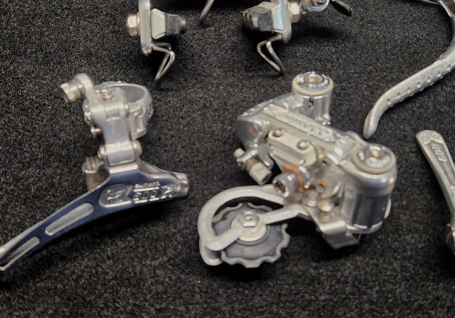 Shimano 600 Arabesque Mini Groupset (Brake Set, Derailleurs, Downtube shifters)