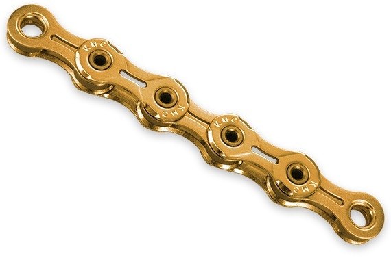 KMC X10SL Ti-N Gold 10 Speed Chain 114 Links Super Light Shimano SRAM Campy