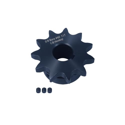 #40 Roller Chain Sprocket 11 Tooth 5/8″ Bore (3/16″ 11 teeth 5/8″ in bore