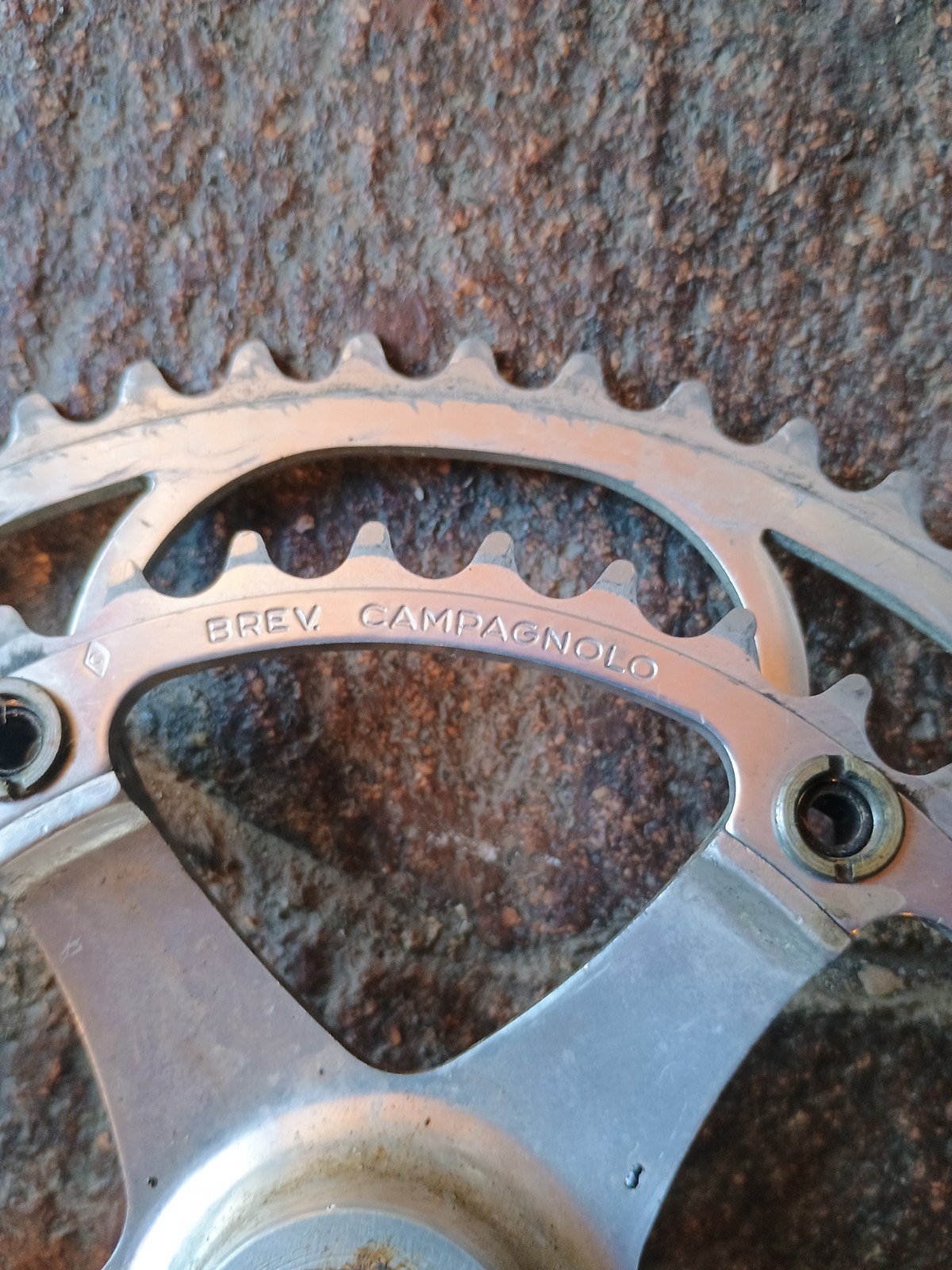 No Reserve Vintage Crankset Campagnolo C Record Crankset 172.5mm 52/39+ FD Etc