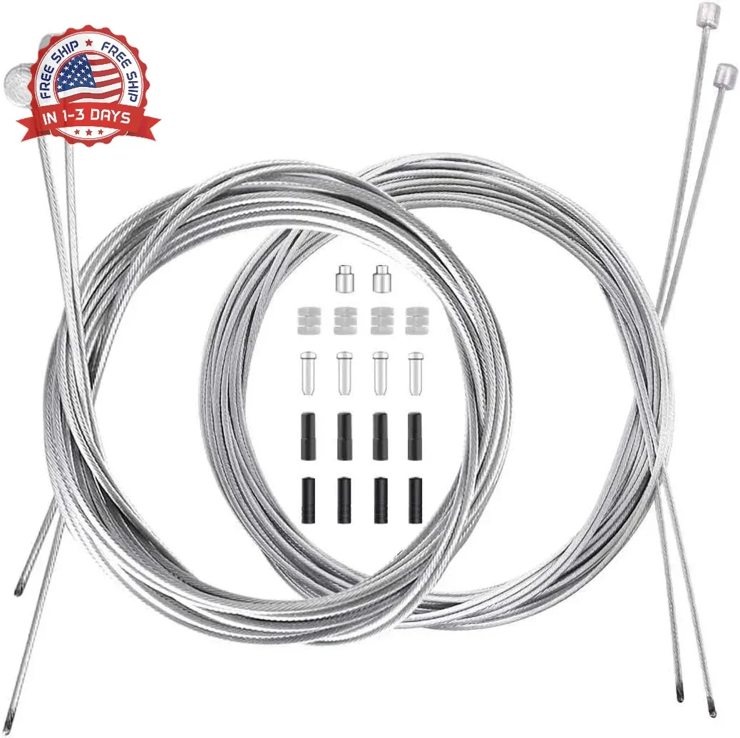 Bike Brake Cable Shifter Cable, Bicycle Gear Cable Wire for Mountain Bike, Bike
