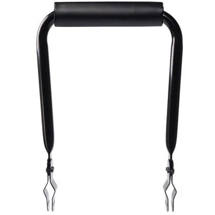 Backrest with back cushion 27 cm black