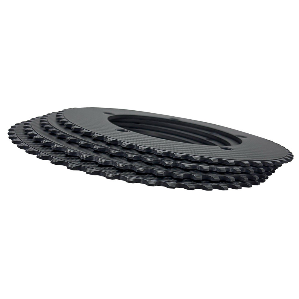 Ultralight Track Bike Carbon Fiber Chainring Fixed Sprocket BCD144 49-64T