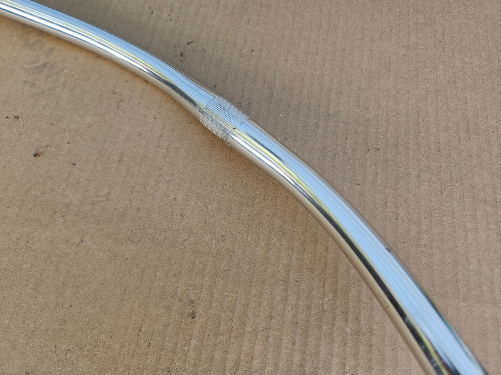 YC-A270 Aluminum Curved Hybrid Cruiser Bike Flat Bars 58cm x 25.4mm Silver
