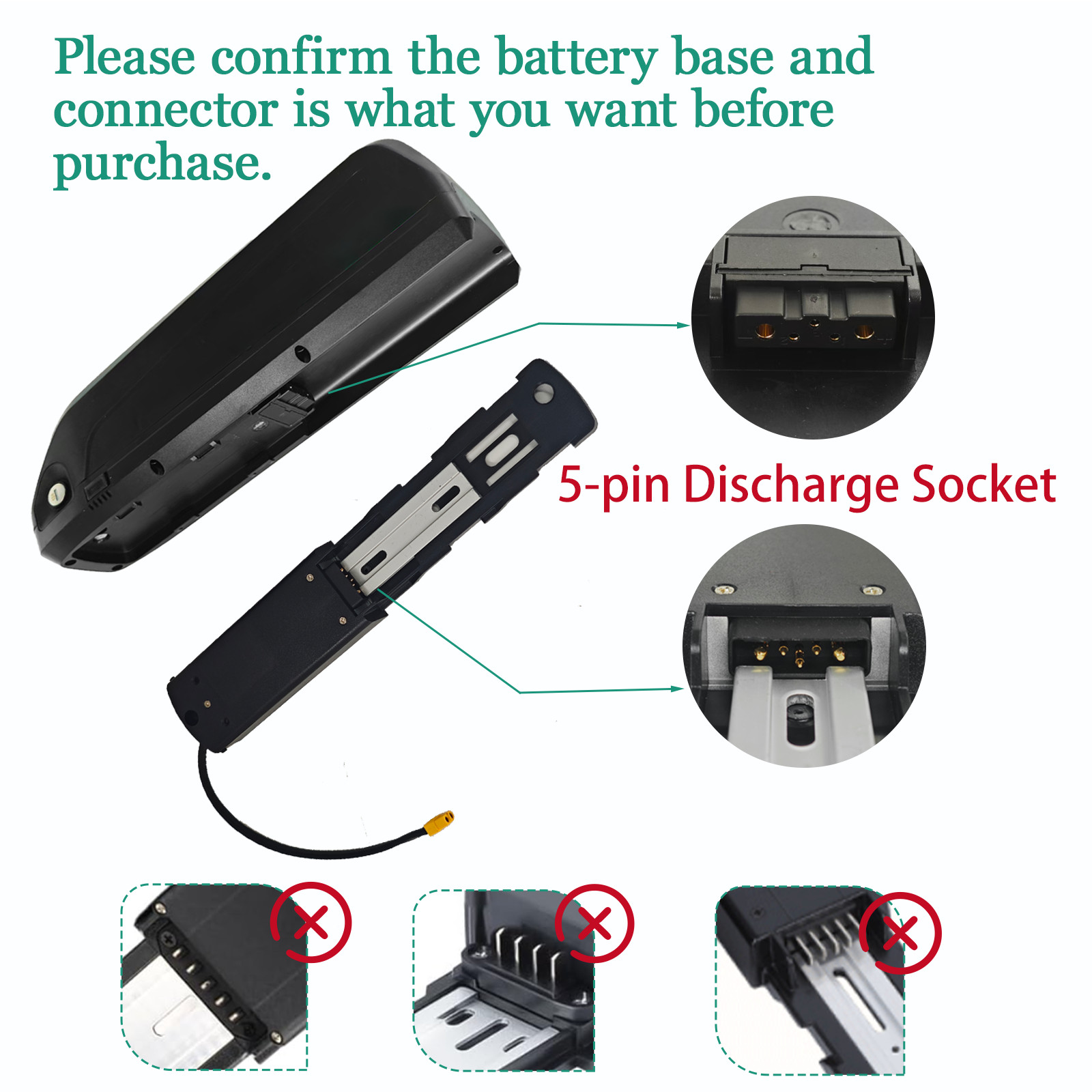 48V Hailong Lithium E bike Battery 48V 25Ah Electric Battery For 200-1400W Bike