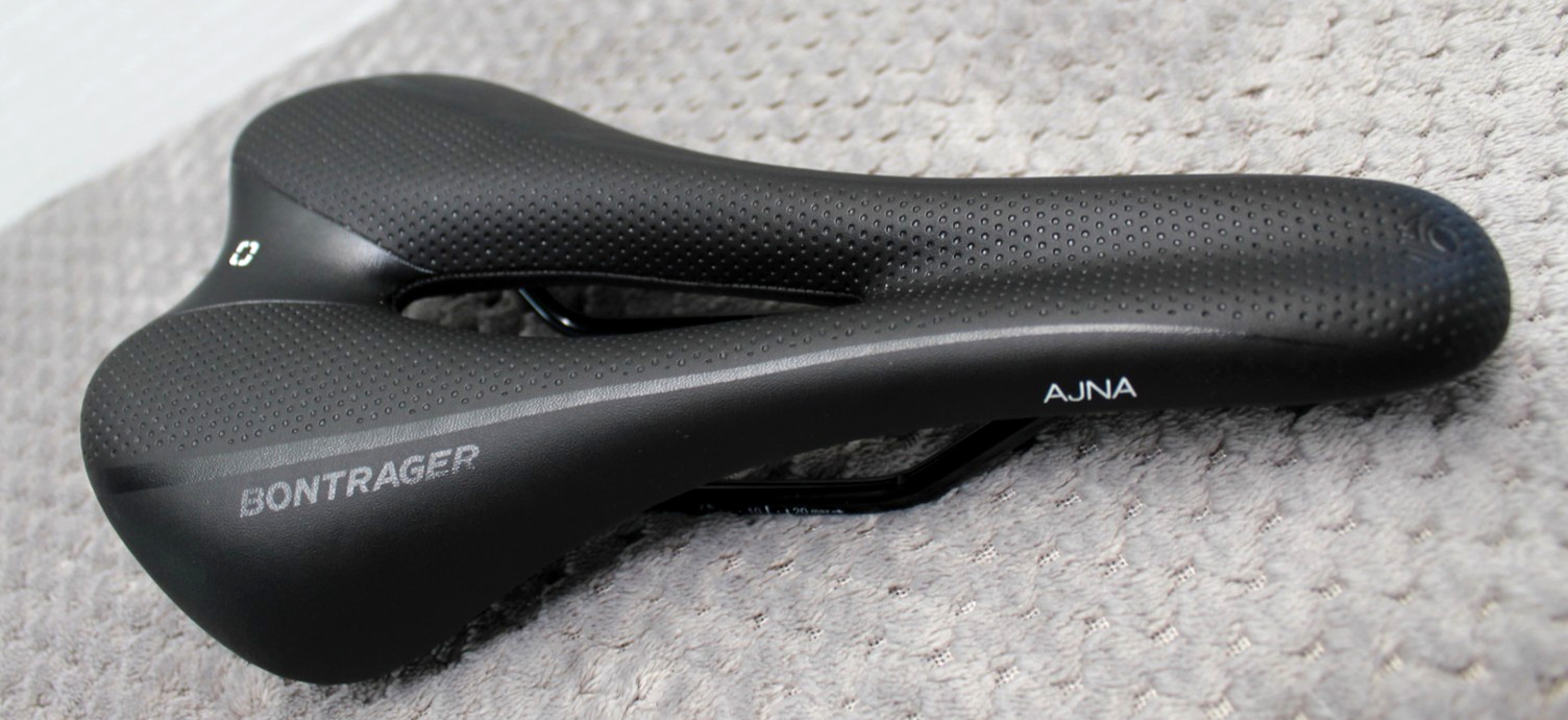 Bontrager Ajna Bike Saddle Black Cutaway Womens Road MTB Comfort Ergonomic