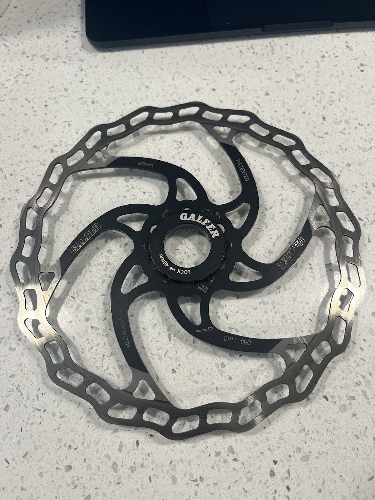 Disc Brake Mountain Bike Ebike MTB 203mm 200mm Wave Galfer CL DB004W CENTER LOCK