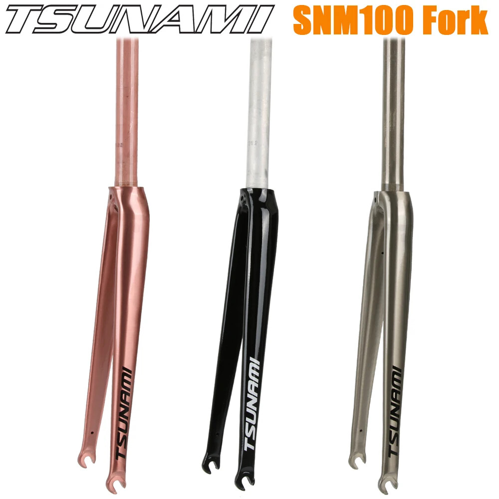 Road Bicycle Front Fork C-clip Brake 700*23/25C Bicycle Hard Fork Matte/Glossy